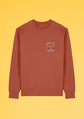 Until All Are Free Rust Crewneck Jumper